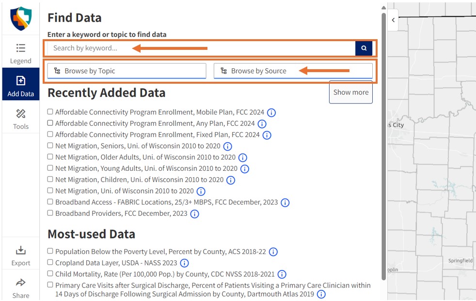 Map room support step 1B screenshot