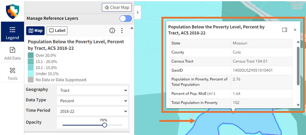 Map room support step 5A screenshot